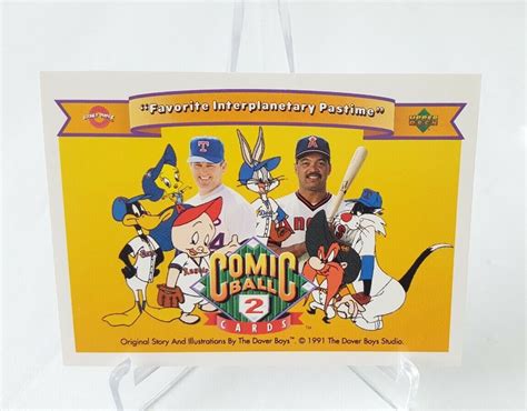 95 shipping or Best Offer 1990 Upper Deck Comic Ball <b>Looney</b> <b>Tunes</b> Speedy Gonzalez Hologram <b>Card</b>. . Most valuable looney tunes baseball cards